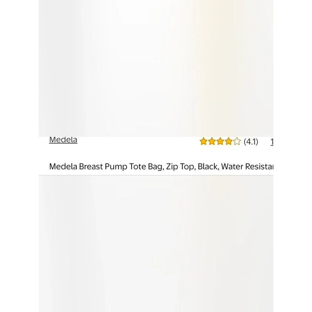 Medela Breast Pump Tote Bag Black 3827-CX